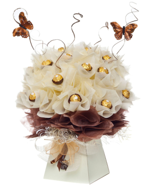 Mothers day ferrero rocher chocolate bouquet