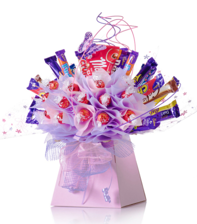 Mothers day candy bar chocolate bouquet